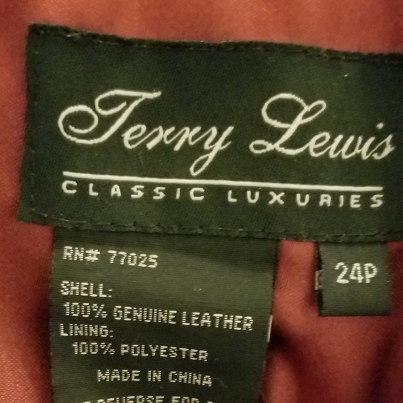 💎 100% leather skirt. Size 24P - Picture 4 of 7